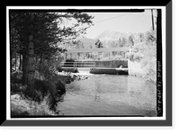 Los Angeles Aqueduct, Lee Vining Intake Structure, Los Angeles, Los Angeles County, CA - 2 Classic, Historic Print