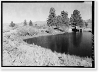 Los Angeles Aqueduct, Parker Creek Intake, Los Angeles, Los Angeles County, CA - 2, Vintage Print