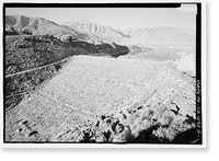 Los Angeles Aqueduct, Crowley Lake Dam, Los Angeles, Los Angeles County, CA, Antique Wall Art