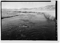 Los Angeles Aqueduct, Owens River Gorge, Los Angeles, Los Angeles County, CA - 2 Classic, Historic Print