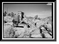 Historic Framed Print, Los Angeles Aqueduct, Upper Gorge Power Plant, Los Angeles, Los Angeles County, CA - 2,  17-7/8" x 21-7/8"