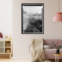 Historic Framed Print, Los Angeles Aqueduct, Aqueduct Intake, Los Angeles, Los Angeles County, CA - 6,  17-7/8" x 21-7/8"