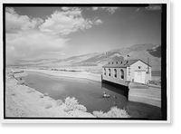 Los Angeles Aqueduct, Alabama Gates, Los Angeles, Los Angeles County, CA, Historic Print