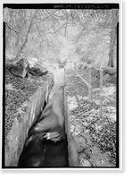 Historic Framed Print, Los Angeles Aqueduct, Cottonwood Power Plant, Los Angeles, Los Angeles County, CA - 7,  17-7/8" x 21-7/8"