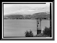 Los Angeles Aqueduct, Haiwee Dam Reservoir, Los Angeles, Los Angeles County, CA - 4, Vintage Poster