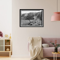 Historic Framed Print, Los Angeles Aqueduct, Jawbone, Los Angeles, Los Angeles County, CA - 2,  17-7/8" x 21-7/8"