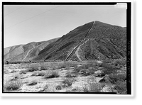 Historic Framed Print, Los Angeles Aqueduct, Jawbone, Los Angeles, Los Angeles County, CA - 4,  17-7/8" x 21-7/8"