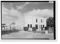 Historic Framed Print, Los Angeles Aqueduct, Mojave Headquarters Station, Los Angeles, Los Angeles County, CA - 2,  17-7/8" x 21-7/8"