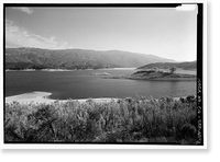Los Angeles Aqueduct, Bouquet Reservoir, Los Angeles, Los Angeles County, CA - 3, Vintage Print
