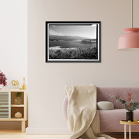 Los Angeles Aqueduct, Bouquet Reservoir, Los Angeles, Los Angeles County, CA - 3, Vintage Print