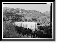 Los Angeles Aqueduct, San Francisquito Number 1, Los Angeles, Los Angeles County, CA, Vintage Print