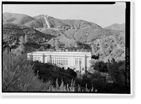 Los Angeles Aqueduct, San Francisquito Number 1, Los Angeles, Los Angeles County, CA, Vintage Print