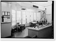 Los Angeles Aqueduct, San Francisquito Power Plant Number 2, Los Angeles, Los Angeles County, CA - 3 Classic, Vintage Print
