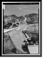 Los Angeles Aqueduct, Cascades Structures, Los Angeles, Los Angeles County, CA - 2, Vintage Print