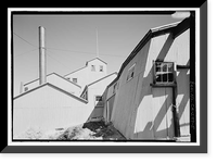 Historic Framed Print, Standard Gold Mill, East of Bodie Creek, Northeast of Bodie, Bodie, Mono County, CA - 5,  17-7/8" x 21-7/8"