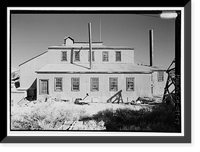 Historic Framed Print, Standard Gold Mill, East of Bodie Creek, Northeast of Bodie, Bodie, Mono County, CA - 17,  17-7/8" x 21-7/8"