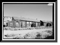 Historic Framed Print, Standard Gold Mill, East of Bodie Creek, Northeast of Bodie, Bodie, Mono County, CA - 20,  17-7/8" x 21-7/8"