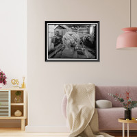 Historic Framed Print, Standard Gold Mill, East of Bodie Creek, Northeast of Bodie, Bodie, Mono County, CA - 28,  17-7/8" x 21-7/8"