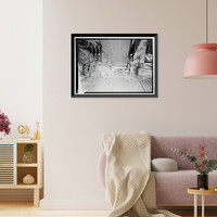 Historic Framed Print, Standard Gold Mill, East of Bodie Creek, Northeast of Bodie, Bodie, Mono County, CA - 37,  17-7/8" x 21-7/8"