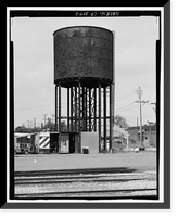 Southern Pacific Depot, Water Tower, 65 Cahill Street, San Jose, Santa Clara County, CA - 3, Antique Print