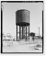 Southern Pacific Depot, Water Tower, 65 Cahill Street, San Jose, Santa Clara County, CA - 5, Vintage Wall Art