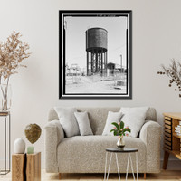 Southern Pacific Depot, Water Tower, 65 Cahill Street, San Jose, Santa Clara County, CA - 5, Vintage Wall Art