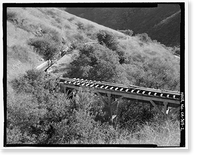 Historic Framed Print, Lake Hodges Flume, Along San Dieguito River between Lake Hodges & San Dieguito Reservoir, Rancho Santa Fe, San Diego County, CA - 2,  17-7/8" x 21-7/8"