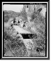 Lake Hodges Flume, Along San Dieguito River between Lake Hodges & San Dieguito Reservoir, Rancho Santa Fe, San Diego County, CA - 6, Antique Print