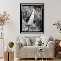 Historic Framed Print, Lake Hodges Flume, Along San Dieguito River between Lake Hodges & San Dieguito Reservoir, Rancho Santa Fe, San Diego County, CA - 7,  17-7/8" x 21-7/8"