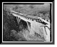 Lake Hodges Flume, Along San Dieguito River between Lake Hodges & San Dieguito Reservoir, Rancho Santa Fe, San Diego County, CA - 12 Classic, Vintage Wall Art