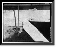 Historic Framed Print, Lake Hodges Flume, Along San Dieguito River between Lake Hodges & San Dieguito Reservoir, Rancho Santa Fe, San Diego County, CA - 17,  17-7/8" x 21-7/8"