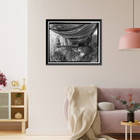 Historic Framed Print, Lake Hodges Flume, Along San Dieguito River between Lake Hodges & San Dieguito Reservoir, Rancho Santa Fe, San Diego County, CA - 20,  17-7/8" x 21-7/8"