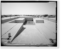 Historic Framed Print, Edwards Air Force Base, South Base, X-1 Loading Pit, Western Shore of Rogers Dry Lake, Boron, Kern County, CA,  17-7/8" x 21-7/8"