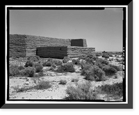Edwards Air Force Base, South Base, Rammed Earth Aircraft Dispersal Revetments, Western Shore of Rogers Dry Lake, Boron, Kern County, CA - 4 Classic, Historic Reproduction