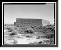 Edwards Air Force Base, South Base, Rammed Earth Aircraft Dispersal Revetments, Western Shore of Rogers Dry Lake, Boron, Kern County, CA - 7 Classic, Vintage Print