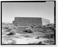 Edwards Air Force Base, South Base, Rammed Earth Aircraft Dispersal Revetments, Western Shore of Rogers Dry Lake, Boron, Kern County, CA - 7 Classic, Vintage Print