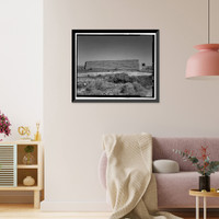 Edwards Air Force Base, South Base, Rammed Earth Aircraft Dispersal Revetments, Western Shore of Rogers Dry Lake, Boron, Kern County, CA - 8, Antique Wall Art