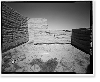 Edwards Air Force Base, South Base, Rammed Earth Aircraft Dispersal Revetments, Western Shore of Rogers Dry Lake, Boron, Kern County, CA - 10 Classic, Vintage Print