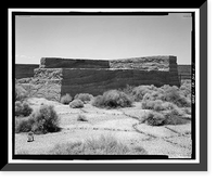 Edwards Air Force Base, South Base, Rammed Earth Aircraft Dispersal Revetments, Western Shore of Rogers Dry Lake, Boron, Kern County, CA - 15, Antique Wall Art