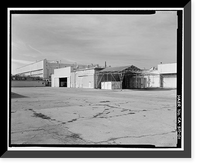 Historic Framed Print, NASA Industrial Plant, 12214 Lakewood Boulevard, Downey, Los Angeles County, CA,  17-7/8" x 21-7/8"
