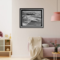 Historic Framed Print, NASA Industrial Plant, 12214 Lakewood Boulevard, Downey, Los Angeles County, CA - 26,  17-7/8" x 21-7/8"
