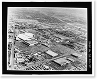 Historic Framed Print, NASA Industrial Plant, 12214 Lakewood Boulevard, Downey, Los Angeles County, CA - 39,  17-7/8" x 21-7/8"