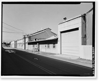 Historic Framed Print, NASA Industrial Plant, Maintenance Facility, 12214 Lakewood Boulevard, Downey, Los Angeles County, CA - 5,  17-7/8" x 21-7/8"