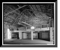 Historic Framed Print, NASA Industrial Plant, Storage Facility, 12214 Lakewood Boulevard, Downey, Los Angeles County, CA - 5,  17-7/8" x 21-7/8"