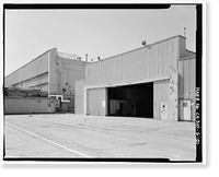 Historic Framed Print, NASA Industrial Plant, Missile Research Laboratory, 12214 Lakewood Boulevard, Downey, Los Angeles County, CA,  17-7/8" x 21-7/8"