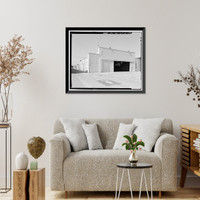 Historic Framed Print, NASA Industrial Plant, Missile Research Laboratory, 12214 Lakewood Boulevard, Downey, Los Angeles County, CA - 2,  17-7/8" x 21-7/8"