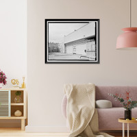Historic Framed Print, NASA Industrial Plant, Missile Research Laboratory, 12214 Lakewood Boulevard, Downey, Los Angeles County, CA - 3,  17-7/8" x 21-7/8"