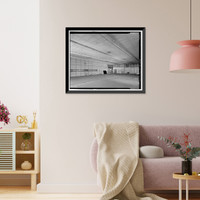 Historic Framed Print, NASA Industrial Plant, Testing Facility, 12214 Lakewood Boulevard, Downey, Los Angeles County, CA - 2,  17-7/8" x 21-7/8"
