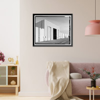 Historic Framed Print, NASA Industrial Plant, Testing Facility, 12214 Lakewood Boulevard, Downey, Los Angeles County, CA - 8,  17-7/8" x 21-7/8"