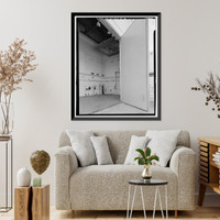 Historic Framed Print, NASA Industrial Plant, Testing Facility, 12214 Lakewood Boulevard, Downey, Los Angeles County, CA - 12,  17-7/8" x 21-7/8"